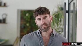 jewelz blu dominates two big cock guys in hot threesome action