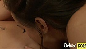 gorgeous babes fulfill lesbian fantasies with licks and toys 💋