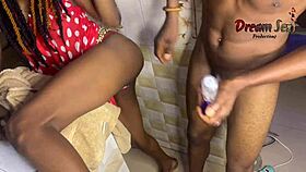 Two Lovers Fuck Hard in Kitchen Full Homemade Ebony Creampie Video