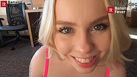 petite blonde rides tall asian guy hard on the beach amwf style