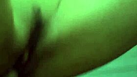 Hey, watch this brunette crush her fit stud wildly bareback riding!