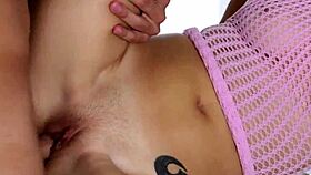 sexy masseuse strokes massive cock hungrily