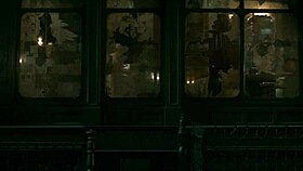 Captain threatens fuck blonde investigator doggystyle dark alley