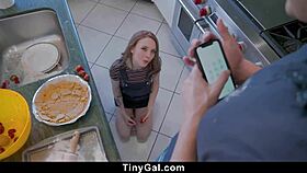 Craving to pound this tight petite 18+ redhead pussy?