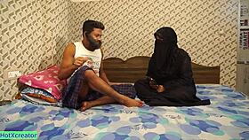 He bends horny Indian beauty over for intense anal creampie pounding