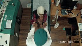 Eliza sheilds curly brunette guinea pig spreads shaved pussy 😈🧪