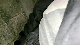 Thrilling public outdoor sex and peeing behind church ignites couple's passion