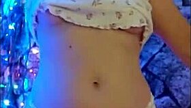 Watch Hotwife Steffi's Sizzling Pussy Dance PMV in Christmas Cosplay Tease!