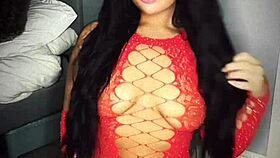 This horny british slut fingers herself to a squirting ORGASM on webcam