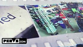 Prison Babe Goes from Jail Straight to Bikini Dick Sucking