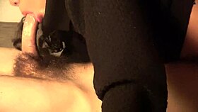 Extreme deepthroat gagging explodes in mouth after veiny cock handjob