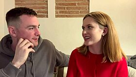 peek behind scenes una fairy blonde russian coed licks with muscular andres acosta