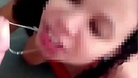 I'm sucking this monster cock like crazy homemade