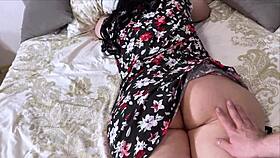 Amateur bbw milf bends over for raw anal assfucking creampie in homemade frenzy