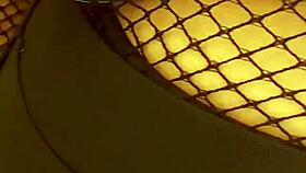 my wife turns sluttier showing massive tits in lace bra and mesh top