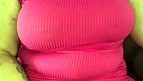 Young Amateur Girl Fingers Her Big Clit And Tits On Sofa Wildly!