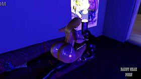 bimbo slut takes monster cock deep in every position