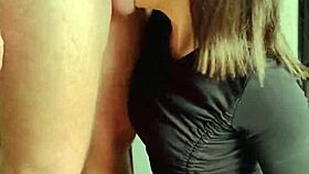 She Gags and Sucks Sloppy Until Throatpie Explosion