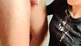 She Gags and Sucks Sloppy Until Throatpie Explosion