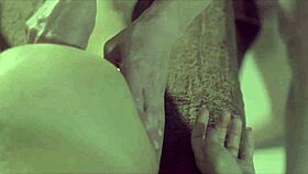 luca borromeo's erotic massage turns into sensual shaved pussy licking and natural tits play