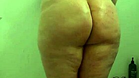 😱 hidden cam catches this soaking wet bbw milf in the shower!