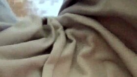 Milf fingers pussy to orgasm wearing pajamas