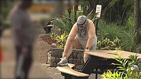 fat ass busty milf leggings public fingering creampie black cock 🍑💦