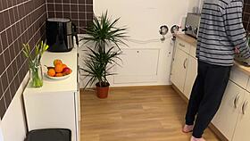 Hubby catches me jerking off wildly to my stepmom's huge curvy body