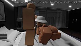 Roblox Girlfriend Rides Cock Wild In Bedroom