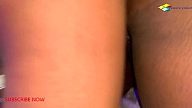 monster cock destroys sexy ebony's big ass till she squirts hard