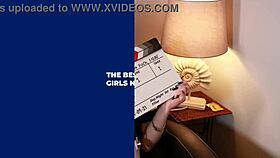 Blonde college student in lingerie gets fucked hard by teacher first time