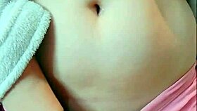 cute pigtail student fresh from shower gropes big tits and wet pussy ahegao