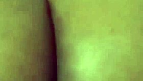 ebony milf's throat takes deep homemade face-fucking down to the balls 