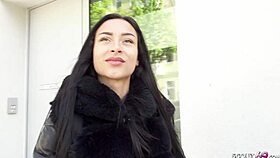 german scout picks up perfect latina teen 18+ caramella for outdoor casting fuck