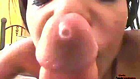 marie luv babe deepthroats cum mess fingering her tattooed small tits in heels