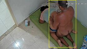 hidden cam catches bbw latina wife cheating with neighbor stud