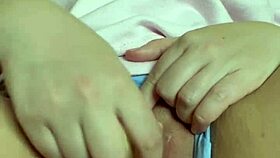 hey, this bbw arabic cutie masturbates wild with banana, oil and cream in kinky food fetish fun