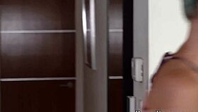 milf and petite young friend play with toys together