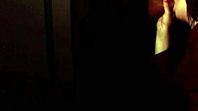 Hey check out this student slurping cock at the gloryhole booth