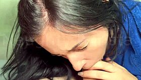 i love sucking his juicy cock then wet pussy lick after shower