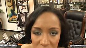 Lexington Steele Face Fucks Misti Love's Throat Then Fills Bubble Butt