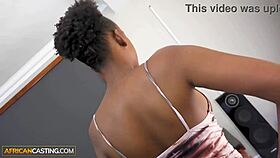 Ever seen a real ebony bikini model get wrecked by bwc at casting?