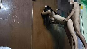 Friend's wife, suck my cock then bend for standing pussy fuck?