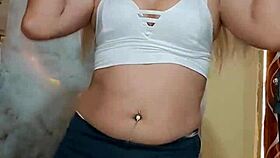 Check out transexual rica blanca's hot crossdressing action