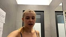 Horny teen takes monster cock anal pounding in public outdoors