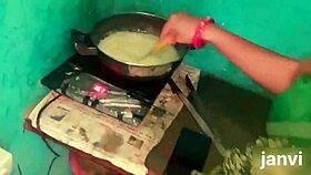 I surrender to hot Indian passion while he's working overtime!