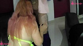 Fuck me hard right in front of my husband creampie!