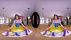 hey snow wild rides cock like a total horny milf