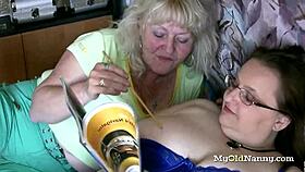 Big Breasted Hairy Fat Woman Licks Pussy Wildly