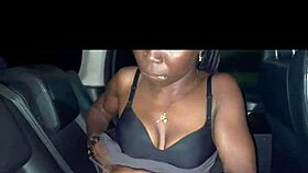 Uber Driver Watches Me Pound My Shaved Pussy with Huge Dildo After Valentine's Fuck